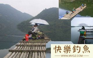 冷水库浮排上用海竿深钓大青鱼技巧