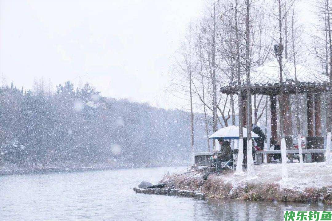 老钓友都喜欢雪天垂钓，掌握这4个技巧，渔