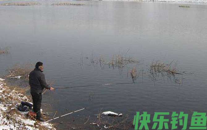 冬季钓鱼