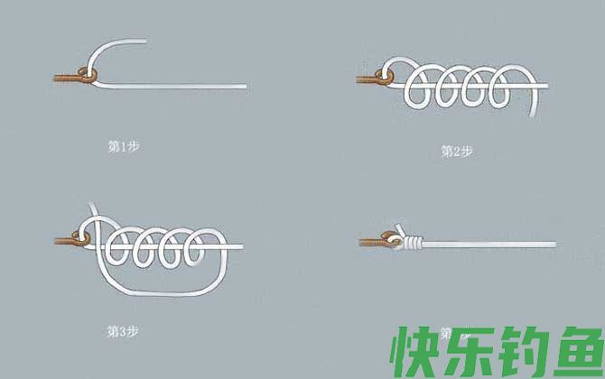 路亚铅头钩线组绑法图解